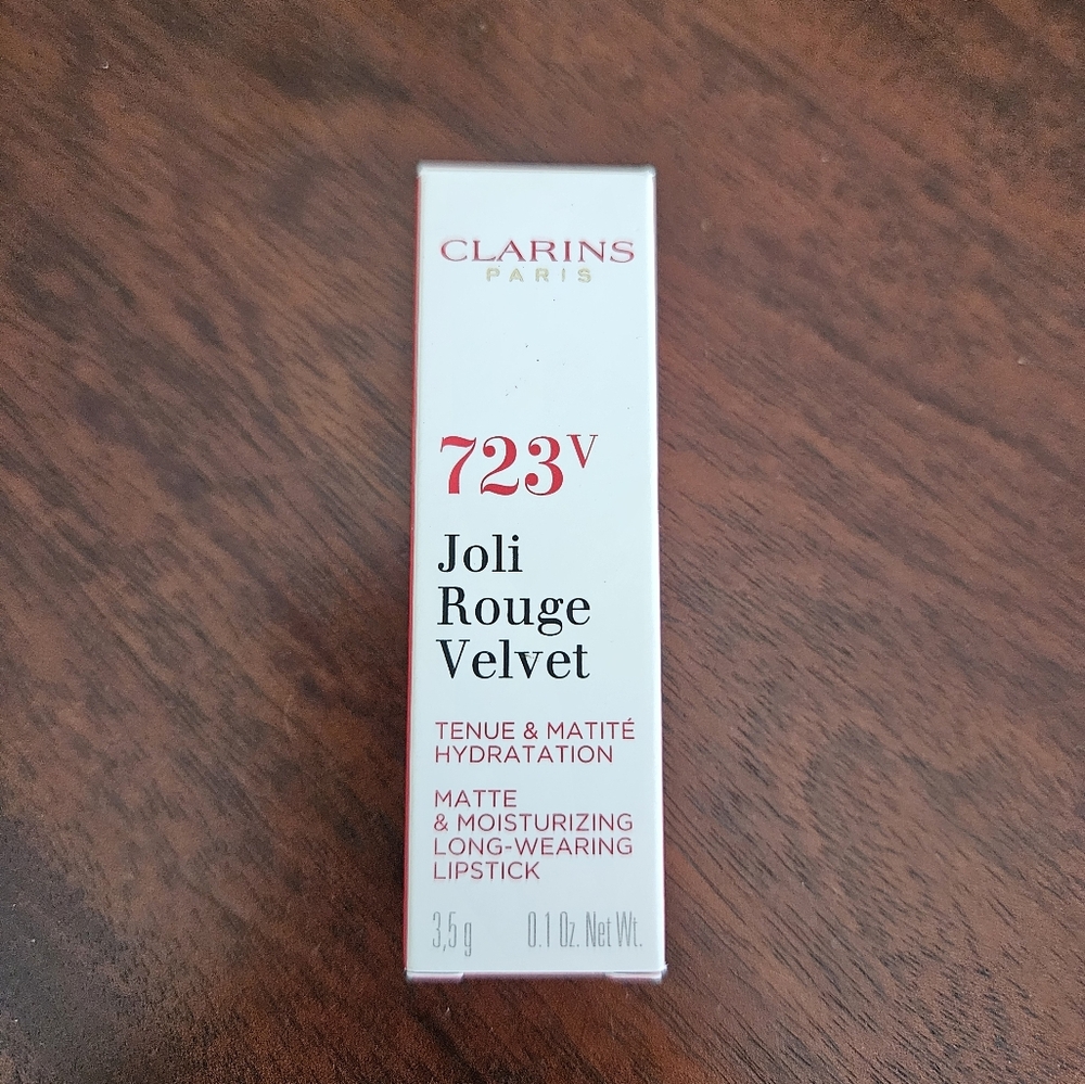 CLARINS Joli Rouge Velvet Lipstick 723V Raspberry - Picture 5 of 5